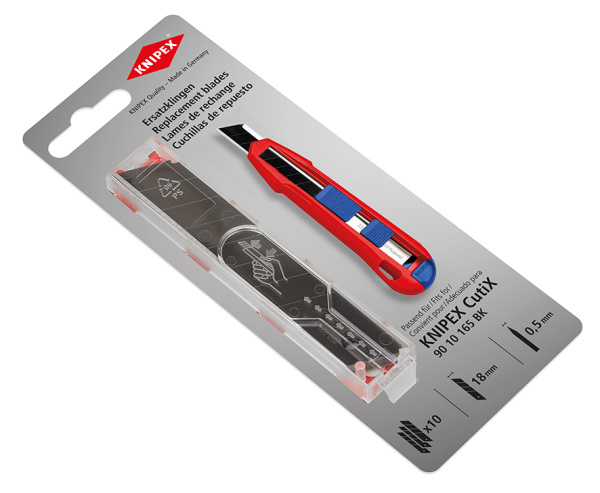 Запчасть: Лезвия для ножа CutiX KN-9010165BK, 10 шт Запчасть: Лезвия для ножа CutiX KN-9010165BK, 10 шт