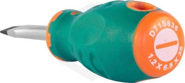 Jonnesway D71S638 Отвертка стержневая шлицевая ANTI-SLIP GRIP, SL6.5х38 мм Jonnesway D71S638 Отвертка стержневая шлицевая ANTI-SLIP GRIP, SL6.5х38 мм