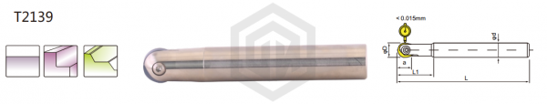 Фреза концевая сферическая T2139-6R-120-C12 STI Фреза концевая сферическая T2139-6R-120-C12 STI