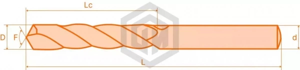Сверло твёрдосплавное D5.3-d6-L82-l44 TiSiNA STI Сверло твёрдосплавное D5.3-d6-L82-l44 TiSiNA STI