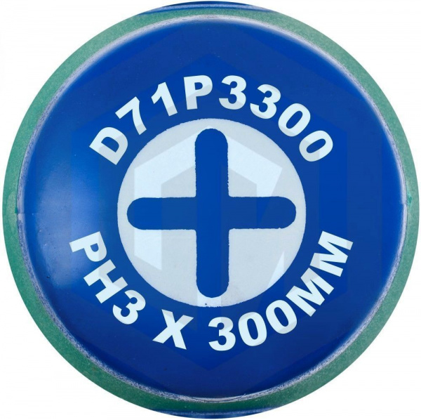 Jonnesway D71P3300 Отвертка стержневая крестовая ANTI-SLIP GRIP, PH3x300 мм Jonnesway D71P3300 Отвертка стержневая крестовая ANTI-SLIP GRIP, PH3x300 мм