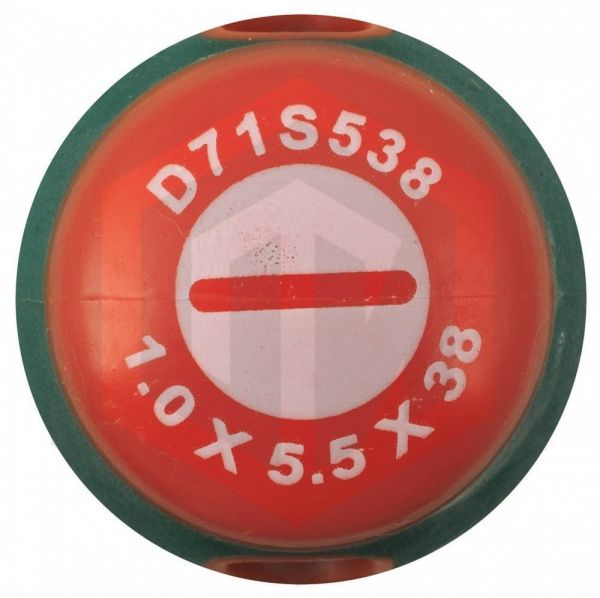 Jonnesway D71S538 Отвертка стержневая шлицевая ANTI-SLIP GRIP, SL5.5х38 мм Jonnesway D71S538 Отвертка стержневая шлицевая ANTI-SLIP GRIP, SL5.5х38 мм