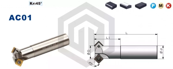 Фреза концевая фасочная AC01.12W32.032.03 SANT Фреза концевая фасочная AC01.12W32.032.03 SANT