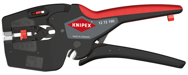 KNIPEX NexStrip Стриппер автоматический 3-в-1, 0.03-10 мм² AWG 32-8, рез до 10 мм²,  обжим: квадрат, 0.25-4 мм², 2 х 2.5 мм², 190 мм, SB KNIPEX NexStrip Стриппер автоматический 3-в-1, 0.03-10 мм² AWG 32-8, рез до 10 мм²,  обжим: квадрат, 0.25-4 мм², 2 х 2.5 мм², 190 мм, SB
