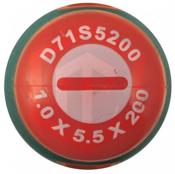 Jonnesway D71S5200 Отвертка стержневая шлицевая ANTI-SLIP GRIP, SL5.5х200 мм Jonnesway D71S5200 Отвертка стержневая шлицевая ANTI-SLIP GRIP, SL5.5х200 мм