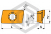 Пластина ADMX 160604SR-M:M8340 DORMER&PRAMET