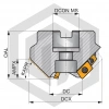 Фреза фасочная DAP45°-d35-D75-A27-H19 STI
