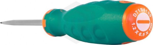 Jonnesway D71S6100 Отвертка стержневая шлицевая ANTI-SLIP GRIP, SL6.5х100 мм Jonnesway D71S6100 Отвертка стержневая шлицевая ANTI-SLIP GRIP, SL6.5х100 мм