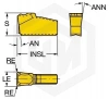 Пластина 330.20-40-AA 4230 SANDVIK