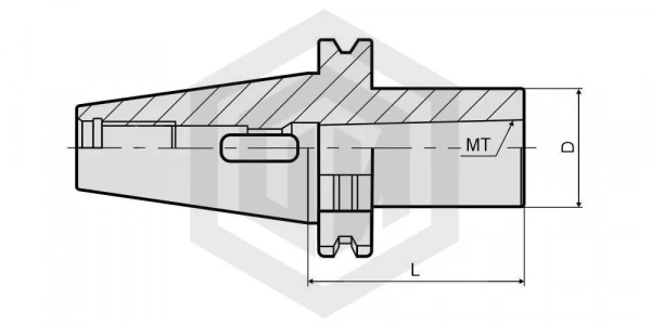 Оправка конус Морзе с лапкой SK50-MTA5-105 STI Оправка конус Морзе с лапкой SK50-MTA5-105 STI