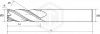 Фреза радиусная E600 D3-d6-CR0.5-L50-T4-AlTiN-HRC60A STI Фреза радиусная E600 D3-d6-CR0.5-L50-T4-AlTiN-HRC60A STI