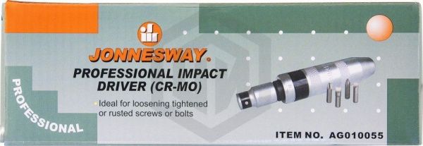Jonnesway AG010055 Ударная отвертка SL 8,10 мм PH# 2,3 , 5 предметов Jonnesway AG010055 Ударная отвертка SL 8,10 мм PH# 2,3 , 5 предметов