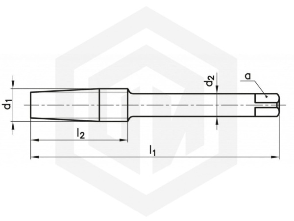 Метчик гаечный M10 5000 DIN 357 ISO2 HSS NAREX Метчик гаечный M10 5000 DIN 357 ISO2 HSS NAREX