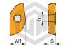 Пластина ZP 50ER-R:M8345 DORMER&PRAMET