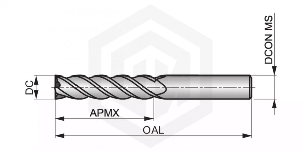Фреза 6.0 S7176.0 DORMER Фреза 6.0 S7176.0 DORMER