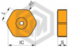 Пластина HNEF 090508EN-M:M9325 DORMER&PRAMET