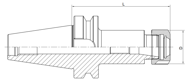 Патрон цанговый BT40-ER40-100 G2.5/25000 AD BRIGHT-TOOLS Патрон цанговый BT40-ER40-100 G2.5/25000 AD BRIGHT-TOOLS