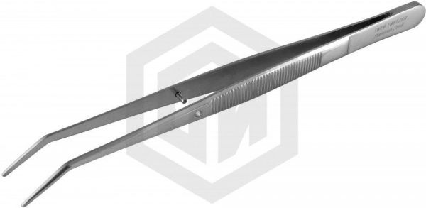 Jonnesway MF01002 Пинцет универсальный изогнутый, 155 мм Jonnesway MF01002 Пинцет универсальный изогнутый, 155 мм