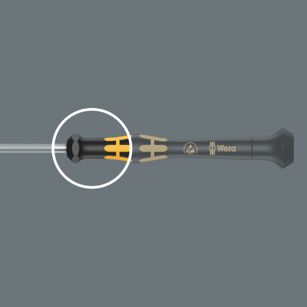 1572 ESD Microstix® Kraftform Micro Отвёртка антистатическая прецизионная, 00 x 40 мм 1572 ESD Microstix® Kraftform Micro Отвёртка антистатическая прецизионная, 00 x 40 мм