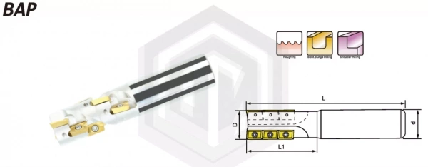 Фреза концевая прямая BAP300R-C20-D20-48M-130-2T STI