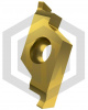 Пластина X61 0602-100 R:G8330 DORMER&PRAMET