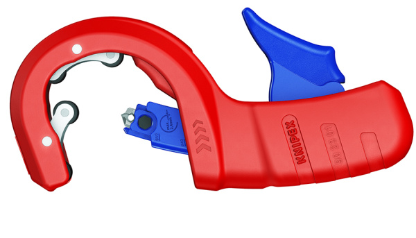KNIPEX DP50 Труборез для канализационных пластиковых труб Ø 32/40/50 мм, толщина max 2.4 мм, длина 202 мм, BK KNIPEX DP50 Труборез для канализационных пластиковых труб Ø 32/40/50 мм, толщина max 2.4 мм, длина 202 мм, BK