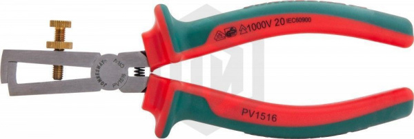 Jonnesway PV1516 Пассатижи диэлектрические для снятия изоляции, 160 мм Jonnesway PV1516 Пассатижи диэлектрические для снятия изоляции, 160 мм