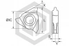 Пластина 27V 8.0TR GR928 CASSAR