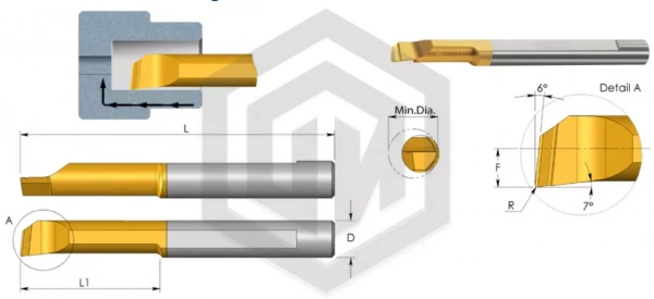 Микрорезец MNR 2 R0.15 L10 STI Микрорезец MNR 2 R0.15 L10 STI