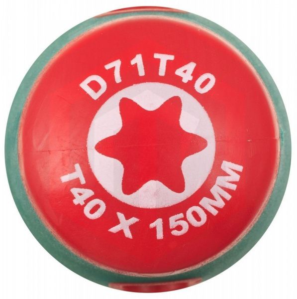 Jonnesway D71T40 Отвертка стержневая TORX® ANTI-SLIP GRIP, T40х150 Jonnesway D71T40 Отвертка стержневая TORX® ANTI-SLIP GRIP, T40х150