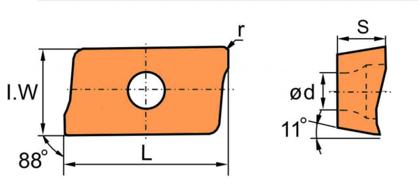 Пластина APMT1135PDER-H2 JGA20F ZZJG Пластина APMT1135PDER-H2 JGA20F ZZJG