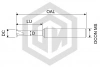 Резьбофреза D14-M24x3.0-ISO-HRC60-1P STI