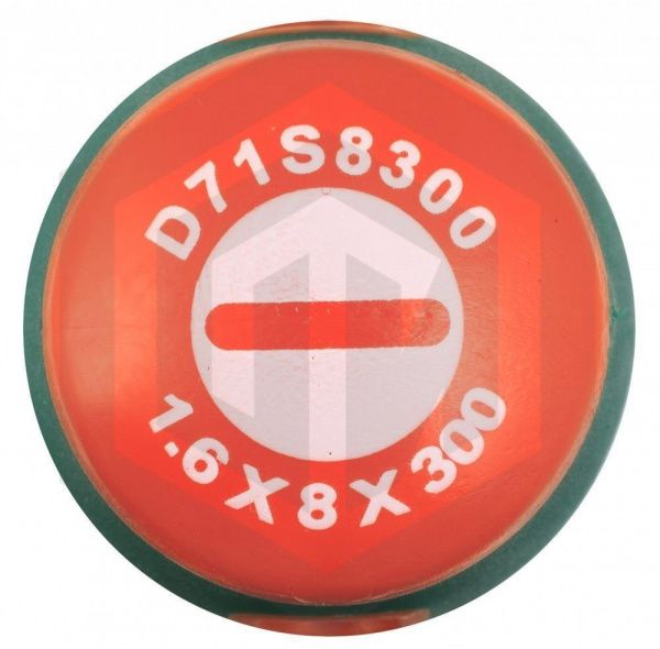 Jonnesway D71S8300 Отвертка стержневая шлицевая ANTI-SLIP GRIP, SL8.0х300 мм Jonnesway D71S8300 Отвертка стержневая шлицевая ANTI-SLIP GRIP, SL8.0х300 мм