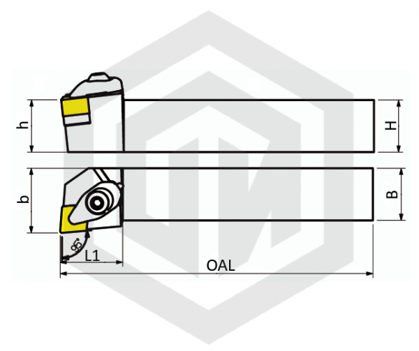 Державка CCLNR3232P12 SANT