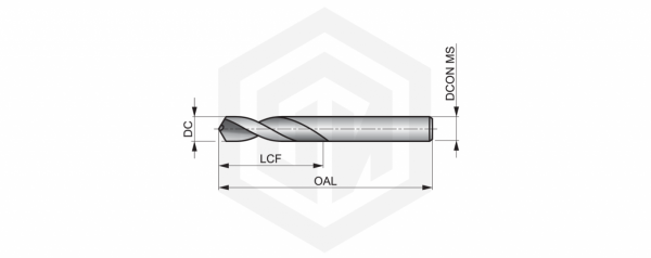 Сверло 4.1 R1204.1 DORMER&PRAMET Сверло 4.1 R1204.1 DORMER&PRAMET