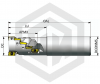 Фреза концевая прямая BAP300R-C25-D25-60M-200-2T STI