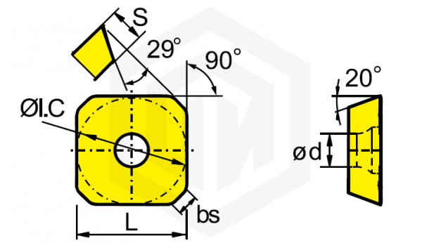 Пластина SEET13T308PER-PM JT1025 STI