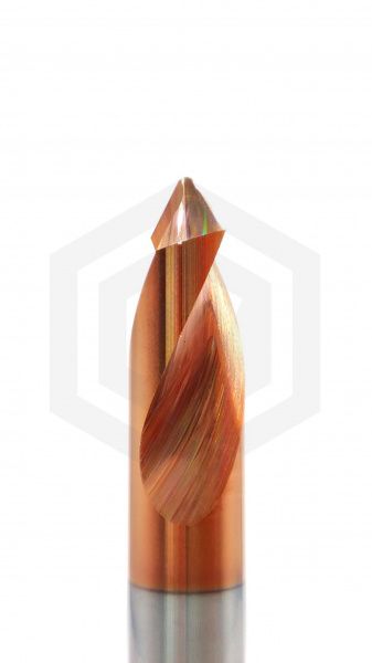 Сверло центровочное D300 D12-L75-F90-Al-HRC55 STI Сверло центровочное D300 D12-L75-F90-Al-HRC55 STI