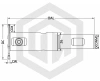 Фреза корпусная T-образная DKT.D50.C20.120L.Z2.12T.2N STI