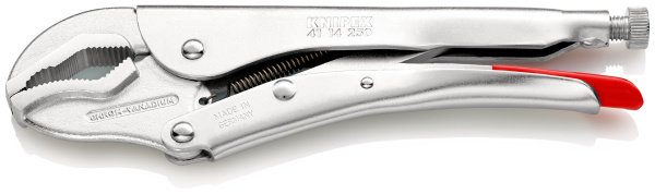 Зажим ручной, губки с двойной выемкой, круг 36 мм, квадрат 36 мм, под ключ 36 мм, длина 250 мм