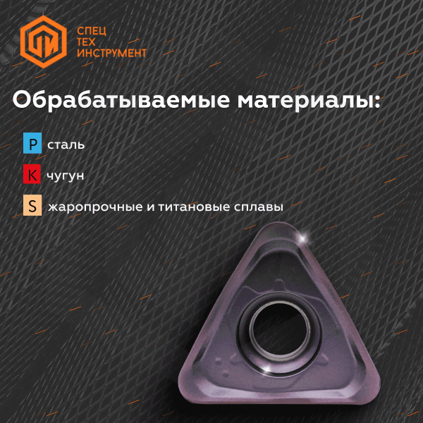 Пластина TNMU1207R16PER-MJ AH120 TUNGALOY