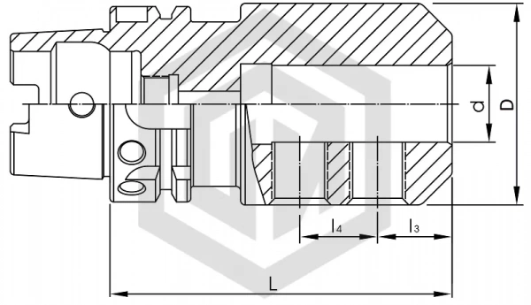 Патрон Weldon HSK100A-SLN40-120 STI