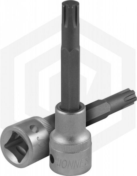 Jonnesway S63H4310 Торцевая насадка 1/2"DR с вставкой-битой RIBE для болтов ГБЦ двигателей VAG, М10S, 100 мм Jonnesway S63H4310 Торцевая насадка 1/2"DR с вставкой-битой RIBE для болтов ГБЦ двигателей VAG, М10S, 100 мм