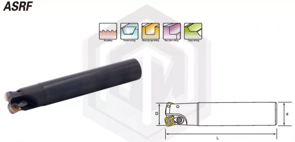 Фреза концевая ASRF12-C32-35-150-2T STI Фреза концевая ASRF12-C32-35-150-2T STI