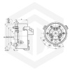 Трехкулачковый самоцентрирующий токарный патрон  K11-320/A1-6