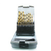 Набор сверл кобальтовых 1-10 мм 19 штук HSS-Co5 DIN338 STI