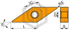 Пластина VNMG160404-BM JT1225 STI Пластина VNMG160404-BM JT1225 STI