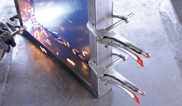 GRZ20 Зажим цанговый - Струбцина параллельная 200/65, для маленьких круглых деталей