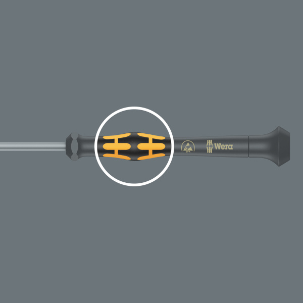1572 ESD Microstix® Kraftform Micro Отвёртка антистатическая прецизионная, 00 x 40 мм 1572 ESD Microstix® Kraftform Micro Отвёртка антистатическая прецизионная, 00 x 40 мм