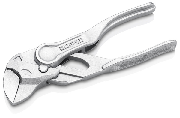 XS Клещи переставные-гаечный ключ, зев 21 мм, длина 100 мм, хром XS Клещи переставные-гаечный ключ, зев 21 мм, длина 100 мм, хром